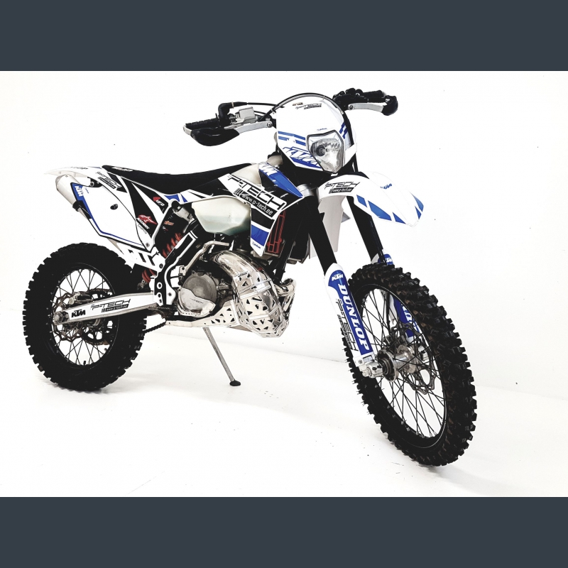 P-TECH Prikabinimo plokštė su išmetimo vamzdžio apsauga ir plastikiniu dugnu, skirta KTM, Husaberg, Husqvarna PK001K - Image 3