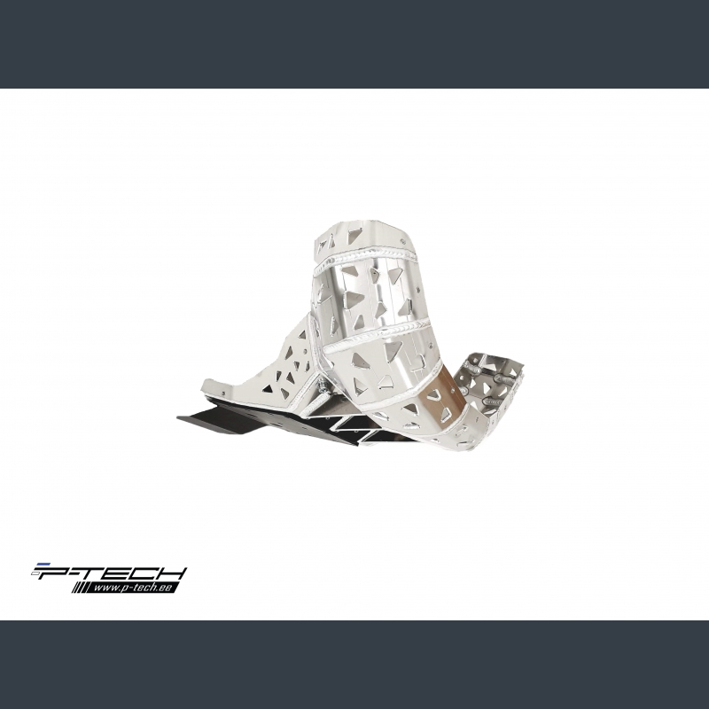 P-TECH plokštė su išmetimo apsauga ir plastikiniu dugnu, skirta KTM XC / SX / EXC / XC-W ir Husqvarna TX / TE 2019-2021 PK016H
