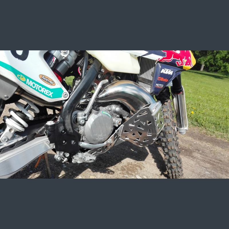 Slydimo plokštė su išmetimo apsauga KTM SX / XCW ir Husqvarna TC, TE/TX 125, 150 2016-2019 PK009 - Image 8