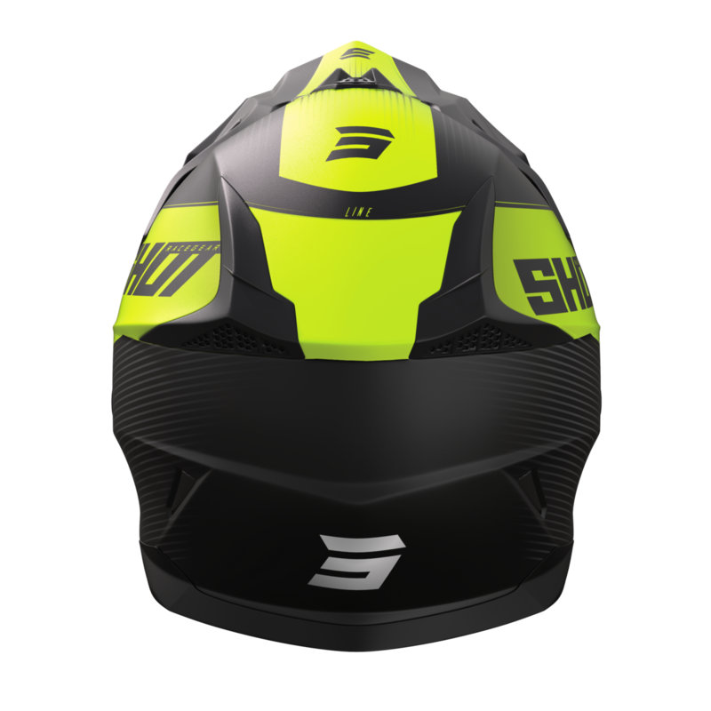 Shot Šalmas Pulse Line Neon Yellow Matt - Image 3