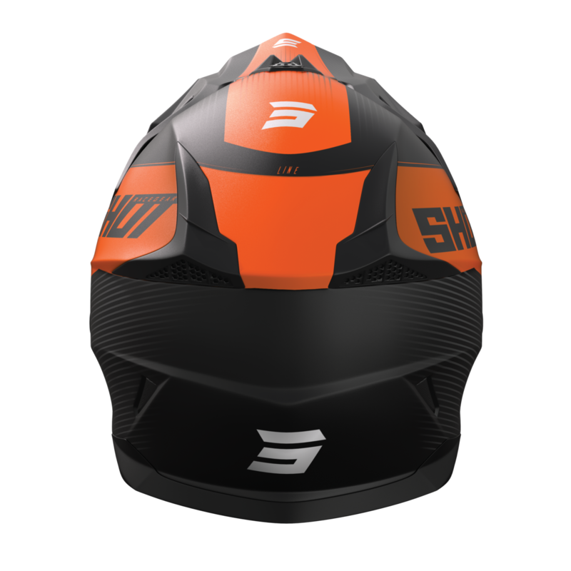 Shot Šalmas Pulse Line Orange Matt - Image 3