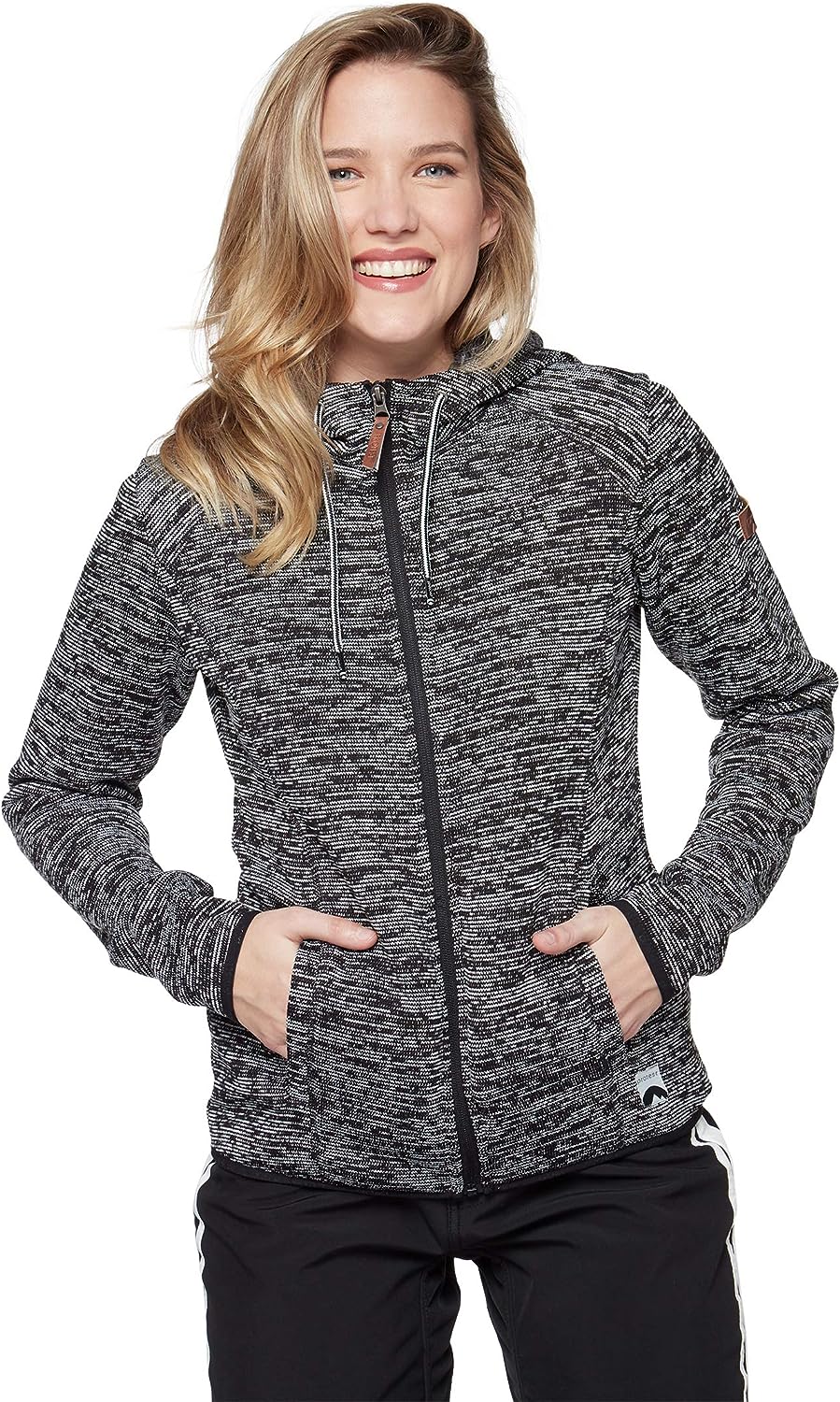 Protest Ladies Hoodie CUE TRUE BLACK 3610692 - Image 4