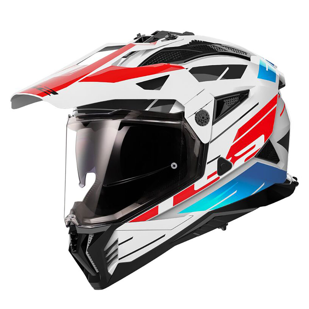 LS2 MX702 PIONEER 2 NAMIB šalmas Balta mėlyna raudona - Image 3