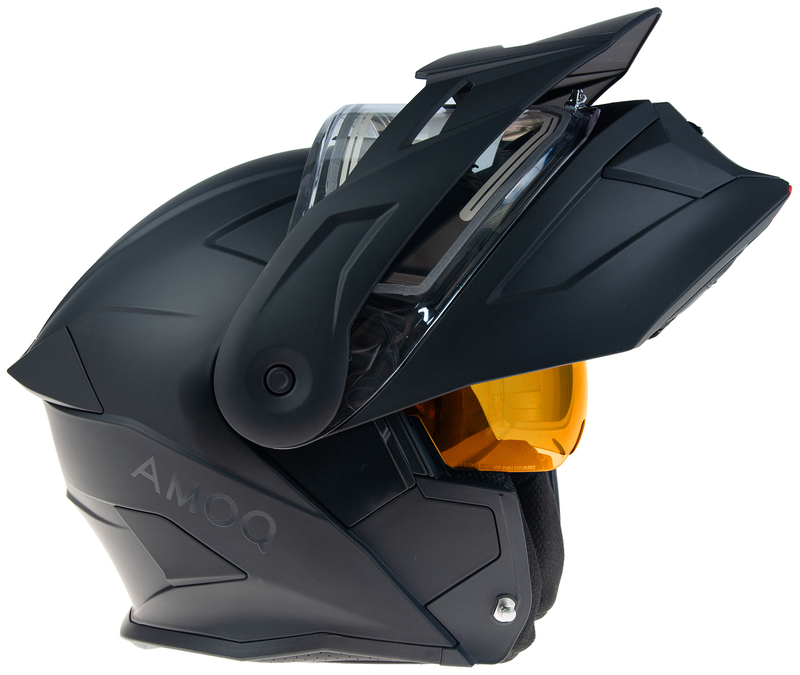 AMOQ Ballast Electric visor Helmet Black/grey - Image 4
