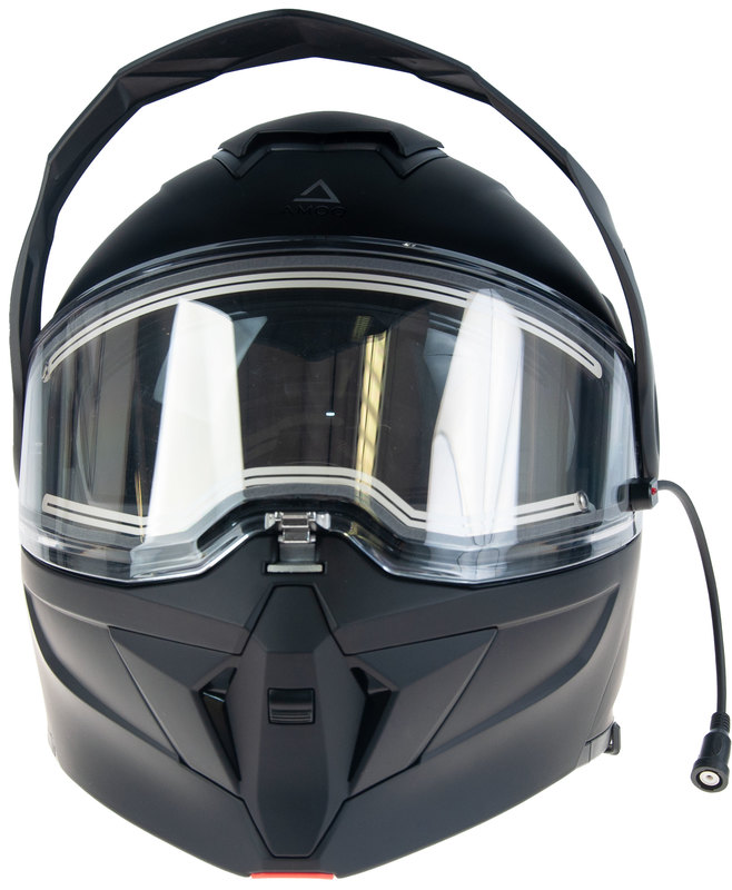 AMOQ Ballast Electric visor Helmet Black/grey - Image 3