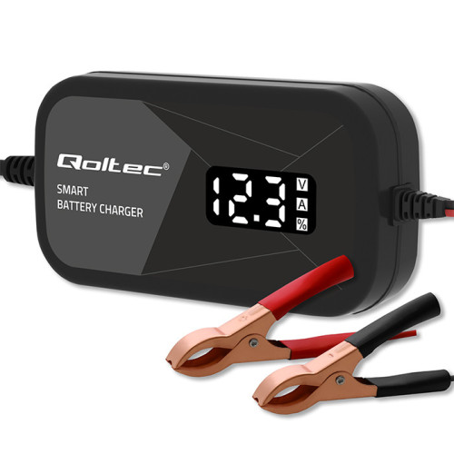 Qoltec 12 V 2 A akumuliatoriaus įkroviklis